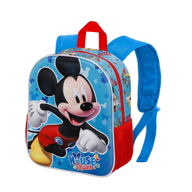 MOCHILA 3D PEQUENA MICKEY MOUSE HOUSE. 8,5 L. KARACTERMANIA