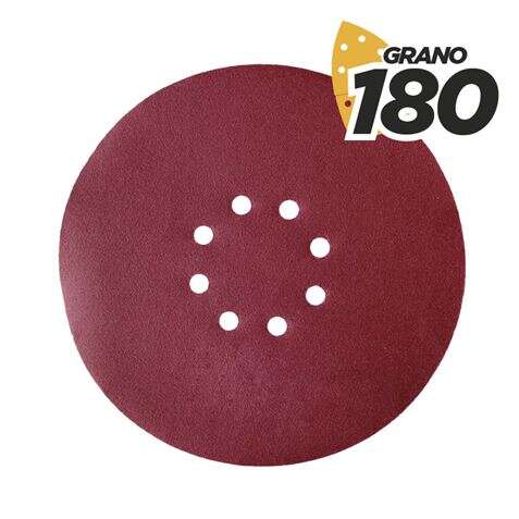 BLIM PACK DE 5 LIJAS CON VELCRO PARA LIJADORA BL0223 - GRANO 180