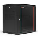 WALL MOUNT RACK 19" RWB SERIES 9U WXDXH: 600X500X500 MM, BLACK RA
