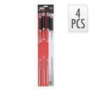 PACK DE 4 ESPETOS DE INOXL 46,5CM PARA CHURRASCO