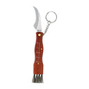 NAVALHA COGUMELOS INOXIDAVEL COM CHAVEIRO + CAPA LÂMINA 6CM IMEX