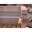 GRELHA EXTENSÍVEL PARA CHURRASQUEIRA 50X40CM EM AÇO ZINCADO