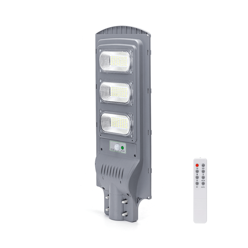 LUZ DE RUA SOLAR LED COM CONTROLE REMOTO