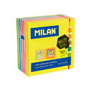 MILAN BLOC DE 400 NOTAS ADHESIVAS NEON - REMOVIBLES - 76MM X 76MM