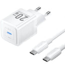 CARGADOR GAN DE PARED VENTION TZ-FEPW0-EU-01 1XUSB TIPO-C + CABLE
