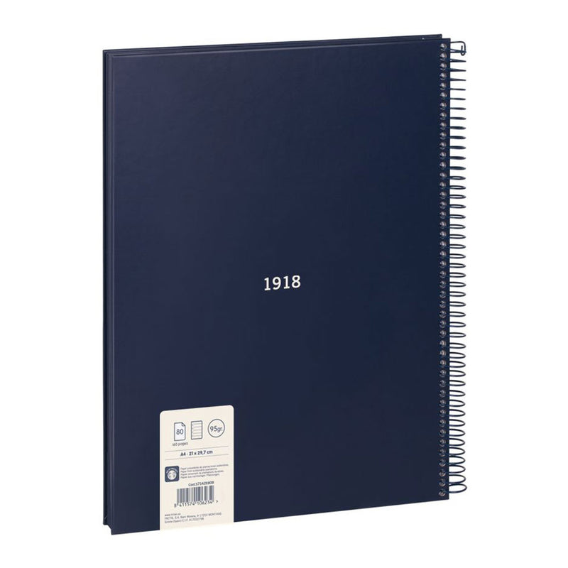 MILAN CUADERNO ESPIRAL FORMATO A4 PAUTADO 7MM - 80 HOJAS DE 95 GR