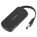 Targus ACH114EU hub de interface USB 2.0 480 Mbit/s Preto