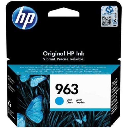 HP Tinteiro Original 963 Ciano