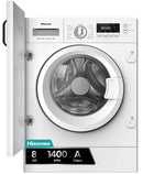 MÁQUINA DE LAVAR ROUPA DE ENCASTRE HISENSE WF3M841BWIES 8KG