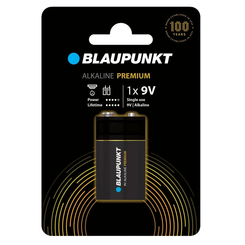 BLAUPUNKT PILHAS ALKALINE PREMIUM 1X9V