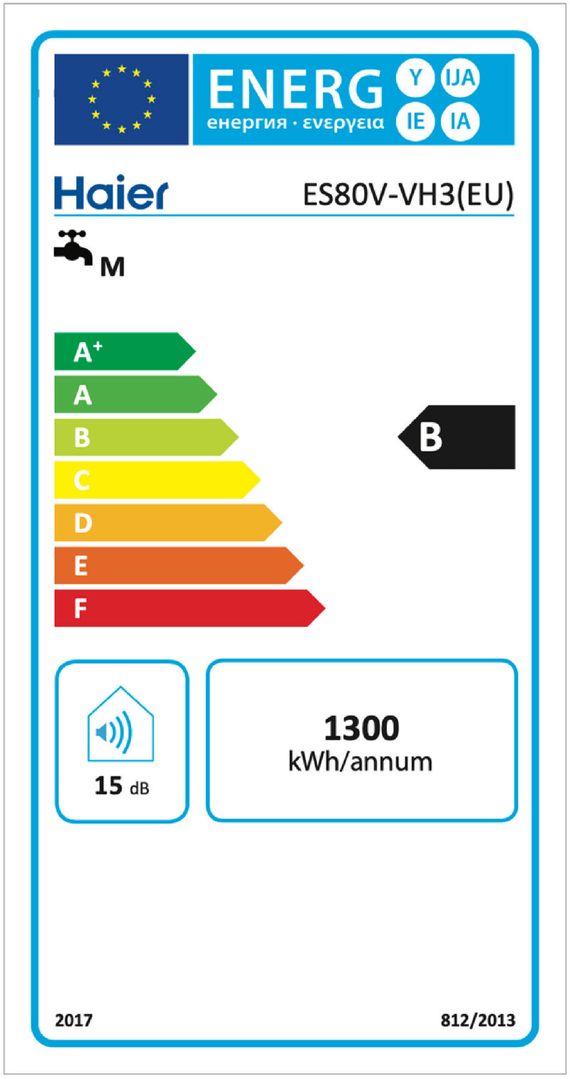 TERMOACUMULADOR HAIER ES80V VH3( 80 LITROS - 1500 W - 8 BARES )