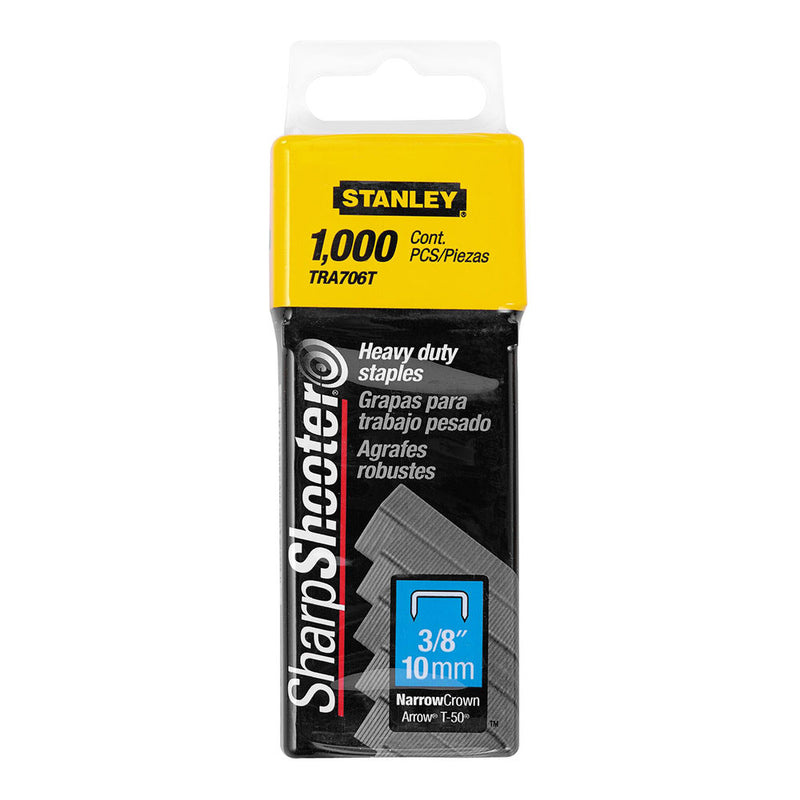 CAIXA 1000 AGRAFOS TIPO G (4/11/140) 10MM 1-TRA706T STANLEY