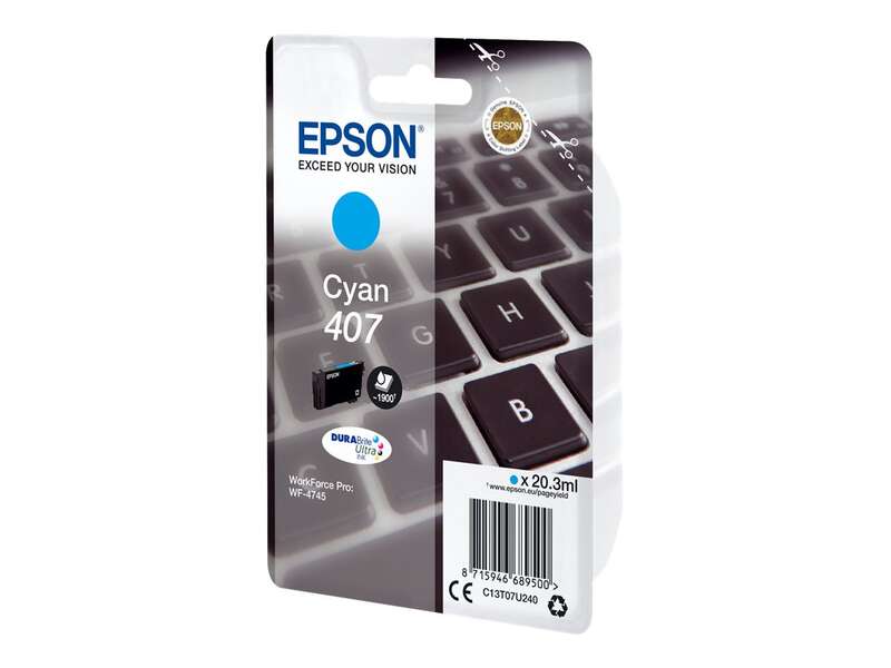 TINTEIRO EPSON T07U CIANO L