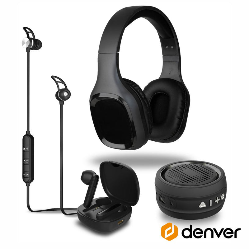 CONJUNTO DE SOM 4EM1 C COLUNAEARBUDS2X AUSCULTADORES