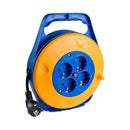 ENROLADOR DE CABOS 10M 3X1MM COM 4 TOMADAS BIPOLARES COM T/TL SOL