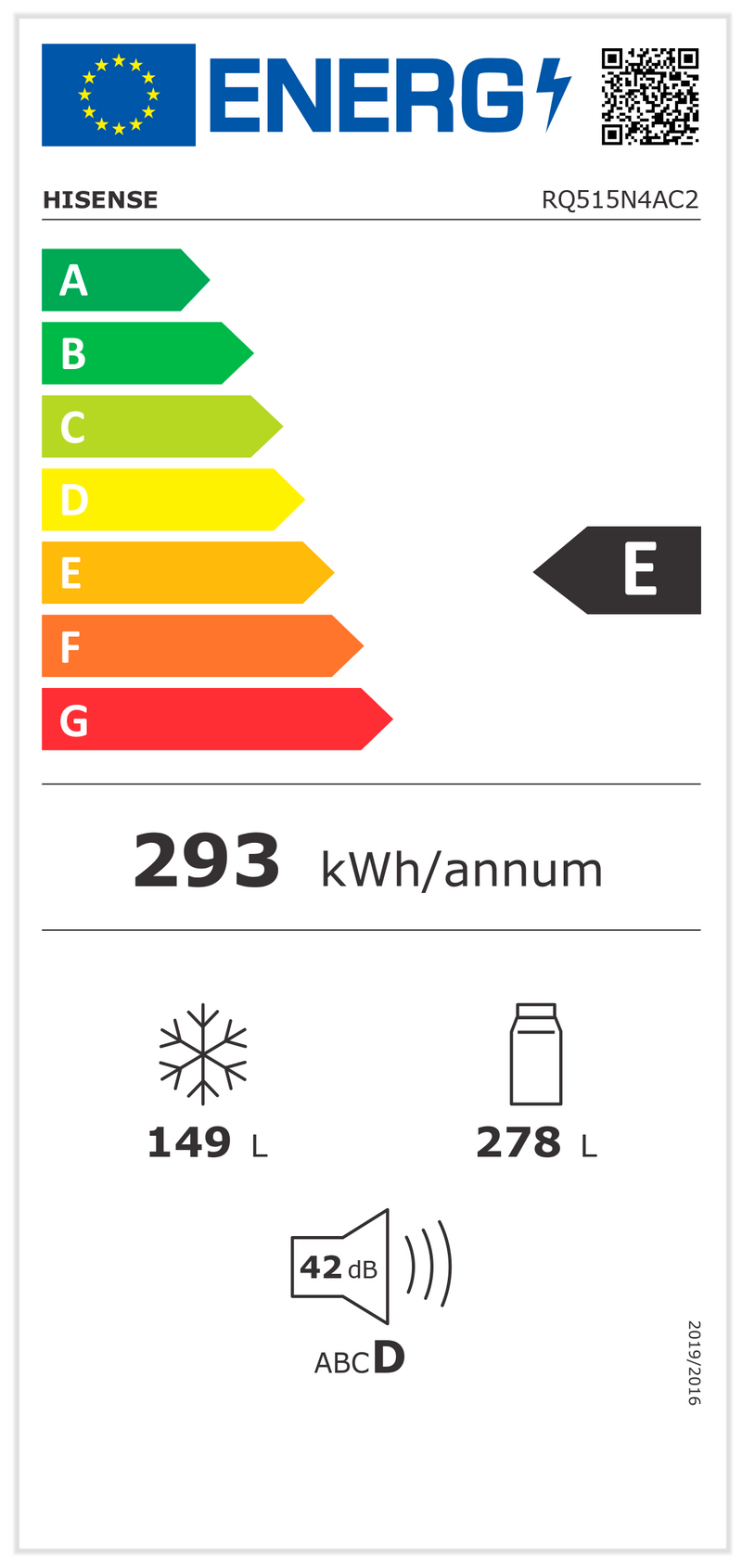 HISENSE - SIDE BY SIDE RQ515N4AC2