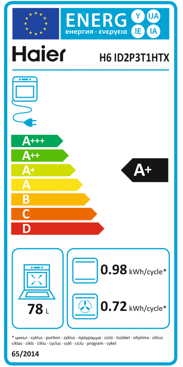 FORNO HAIER H6ID2P3T1HTX 78L GT MULTI INOX