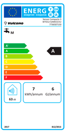 ESQUENTADOR VULCANO SENSOR COMPACTO - WTD 12-5AME31 - G. BUT/PRO