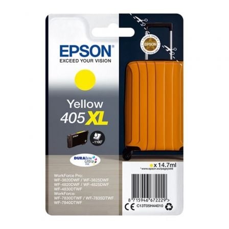 Epson 405XL DURABrite Ultra Ink tinteiro 1 unidade(s) Original Re