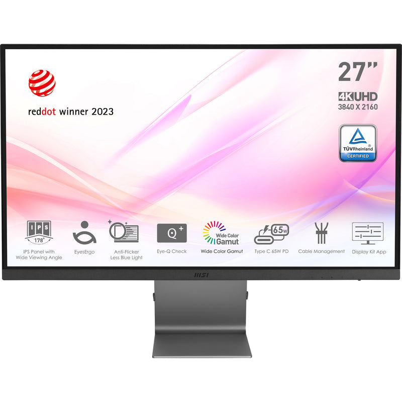 MONITOR MSI MODERN MD271UL 27P IPS 2K 3840 X 2160 60HZ 4MS 2 X HD