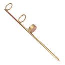 SUPORTE DE METAL BANHADO CADMI 50 CM