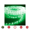 TUBO FLEXILED 36 LEDS/M VERDE, 2 VIAS MULTIFUNÇÕES, IP44, 48M EDM