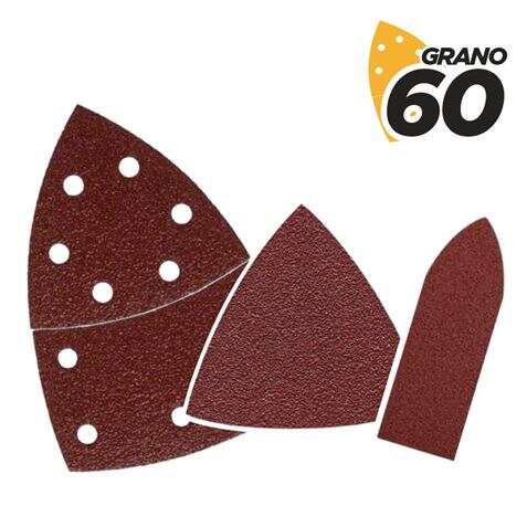 BLIM PACK DE 9 LIJAS CON VELCRO PARA LIJADORA BL0137 - GRANO 60 -