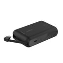 BATERIA EXTERNA 10K CON CABLE NEGRA