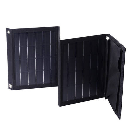 CARREGADOR SOLAR DOBRÁVEL CHOETECH SC005 22W 2XUSB (PRETO)