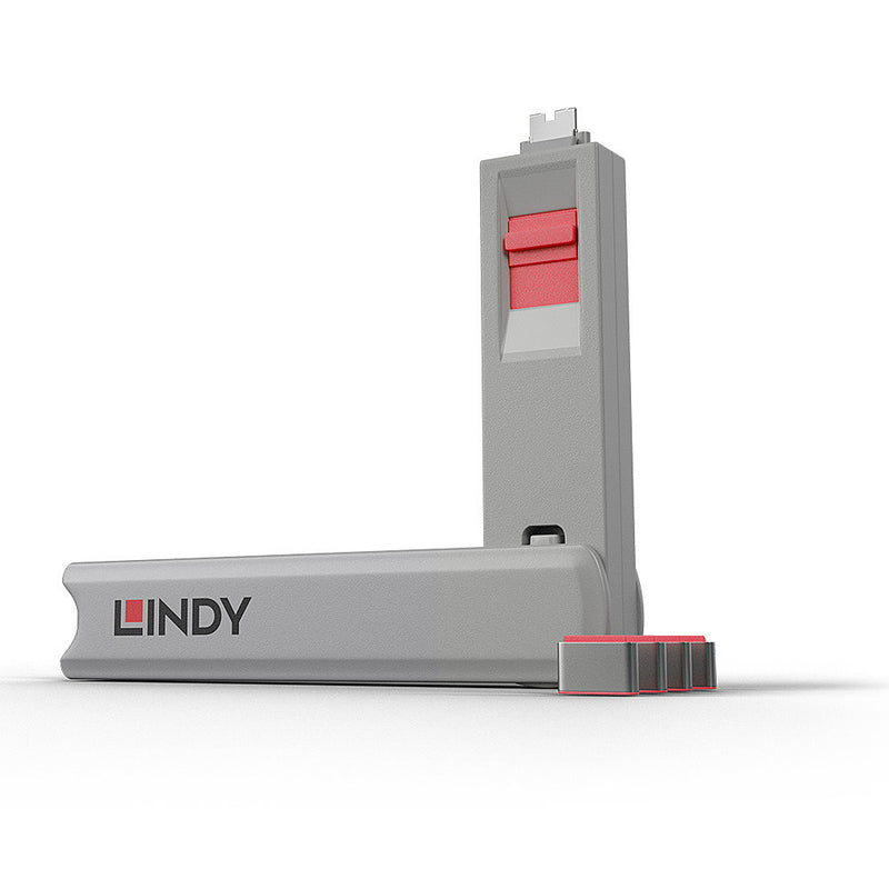 Lindy 40425 bloqueador de porta Bloqueador de portas + chave USB