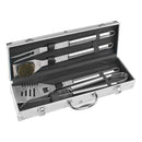 KIT DE 4 UTENSÍLIOS PARA CHURRASQUEIRA