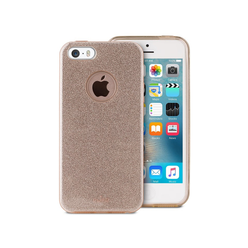 PURO - CAPA GLITTER IPHONE 5|5S|SE IPC5SHINEGOLD