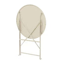 CONJUNTO DE MESA E 2 CADEIRAS HELSINGBORG, DOBRÁVEIS, EM AÇO, BRA