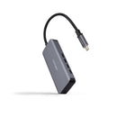 HUB USB TIPO-C NANOCABLE 10.16.4504 4XUSB TIPO-C GRIS