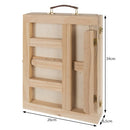 CONJUNTO DE PINTURA COM CAVALETE DE MESA ESTIRADOR