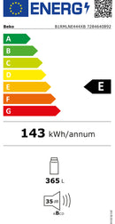 FRIGORÍFICO SEM CONGELADOR BEKO B1RMLNE444XB 185X60 1P CICLICO IN