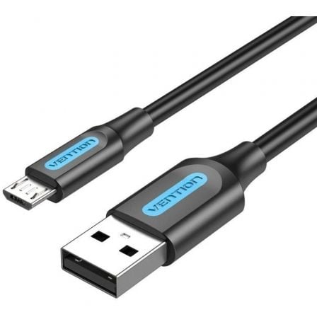 Vention COLBH cabo USB 2 m USB 2.0 USB A Micro-USB B Preto