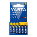 PILHA ALCALINA LONGLIFE POWER AAA - LR03, BLISTER 6 UNIDADES, Ø10
