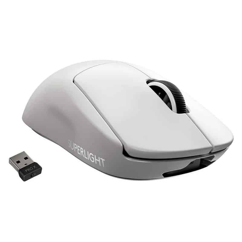 RATO SEM FIOS LOGITECH PRO X SUPERLIGHT 25400 DPI BRANCO