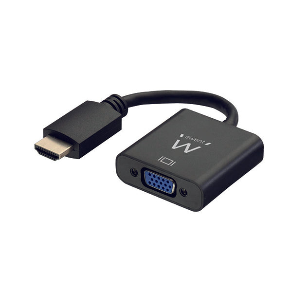 Ewent EW9864 adaptador de cabo de vídeo 0,2 m HDMI VGA, 3.5mm Pre