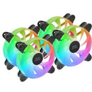 PACK 3 VENTILADORES MARS GAMING MF-4A 12CM ARGB NEGRO