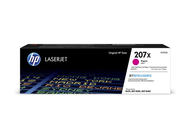 HP Toner LaserJet Original 207X Magenta de elevado rendimento