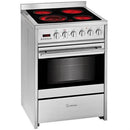 FOGÃO COM FORNO MEIRELES MONZA E 611 X 4 ZONAS VITROCERÂMICA