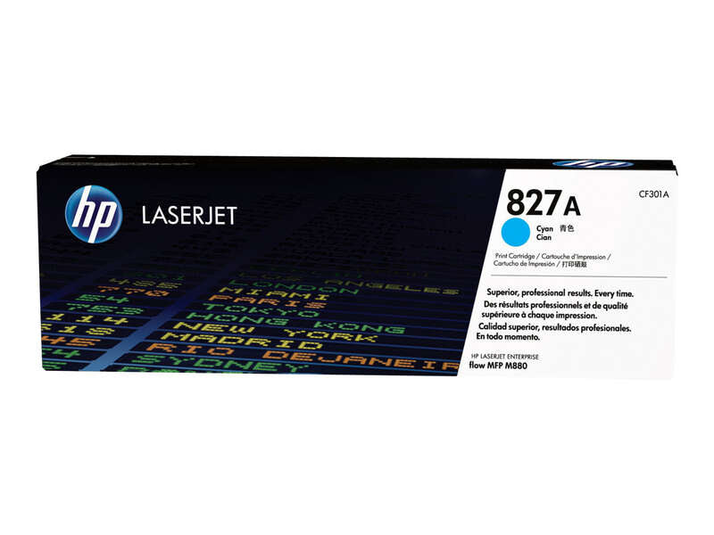 HP Toner LaserJet Original 827A Ciano