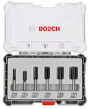 BOSCH - SET 6 FRESAS RANHURAR 6MM 2607017465