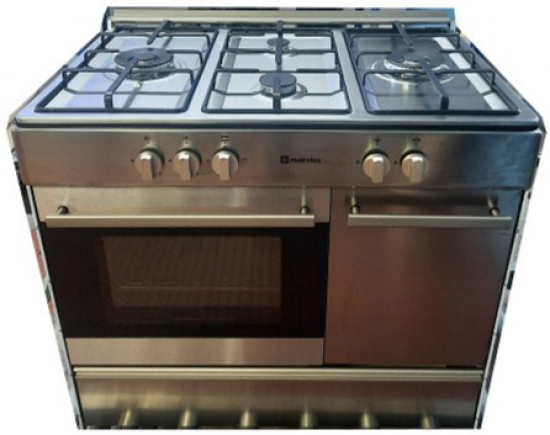 COCINA MEIRELES G924X 4G INOX 2 WOK