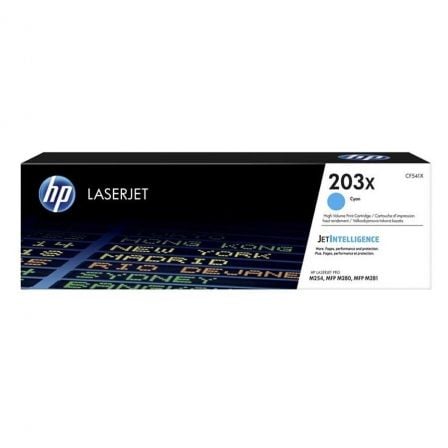 HP Toner LaserJet Original 203X Ciano de elevado rendimento