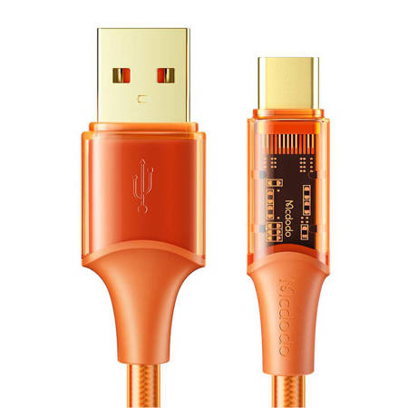 CABLE USB-C MCDODO CA-3150, 6A, 1.8M (ORANGE)