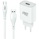 CARGADOR DE PARED MYWAY MYWEPAK0002 1XUSB + CABLE USB TIPO-C 15W