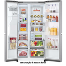 FRIGORÍFICO AMERICANO LG GSLE91MBAC( NO FROST  - PRIME SILVER  -